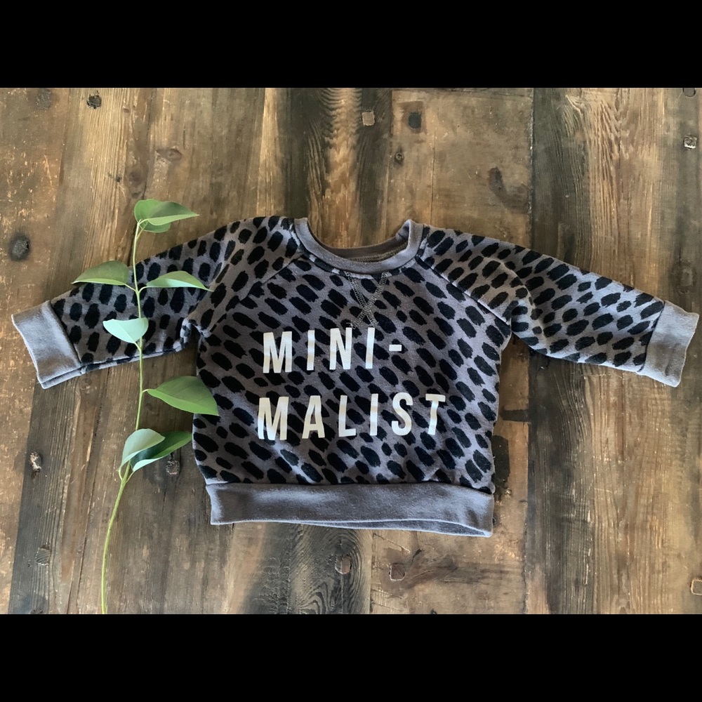 Huxbaby Minimalist Leopard Sweatshirt